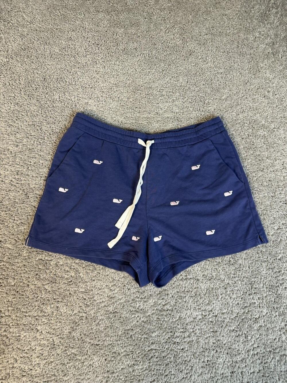 Vineyard Vines Sweat Shorts Womens S Target Blue French Terry 2 In Inseam